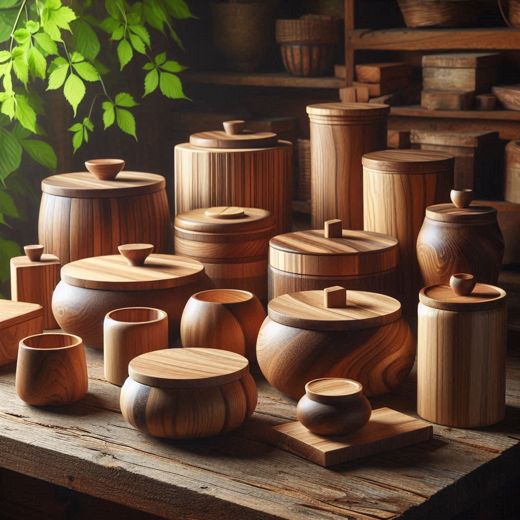 چوب مناسب ظروف چوبی