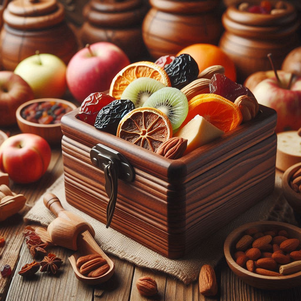 ظروف چوبی برای سرو خشکبار و میوه