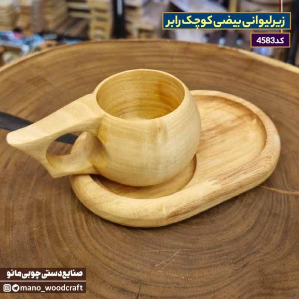 زیرلیوانی بیضی کوچک رابر