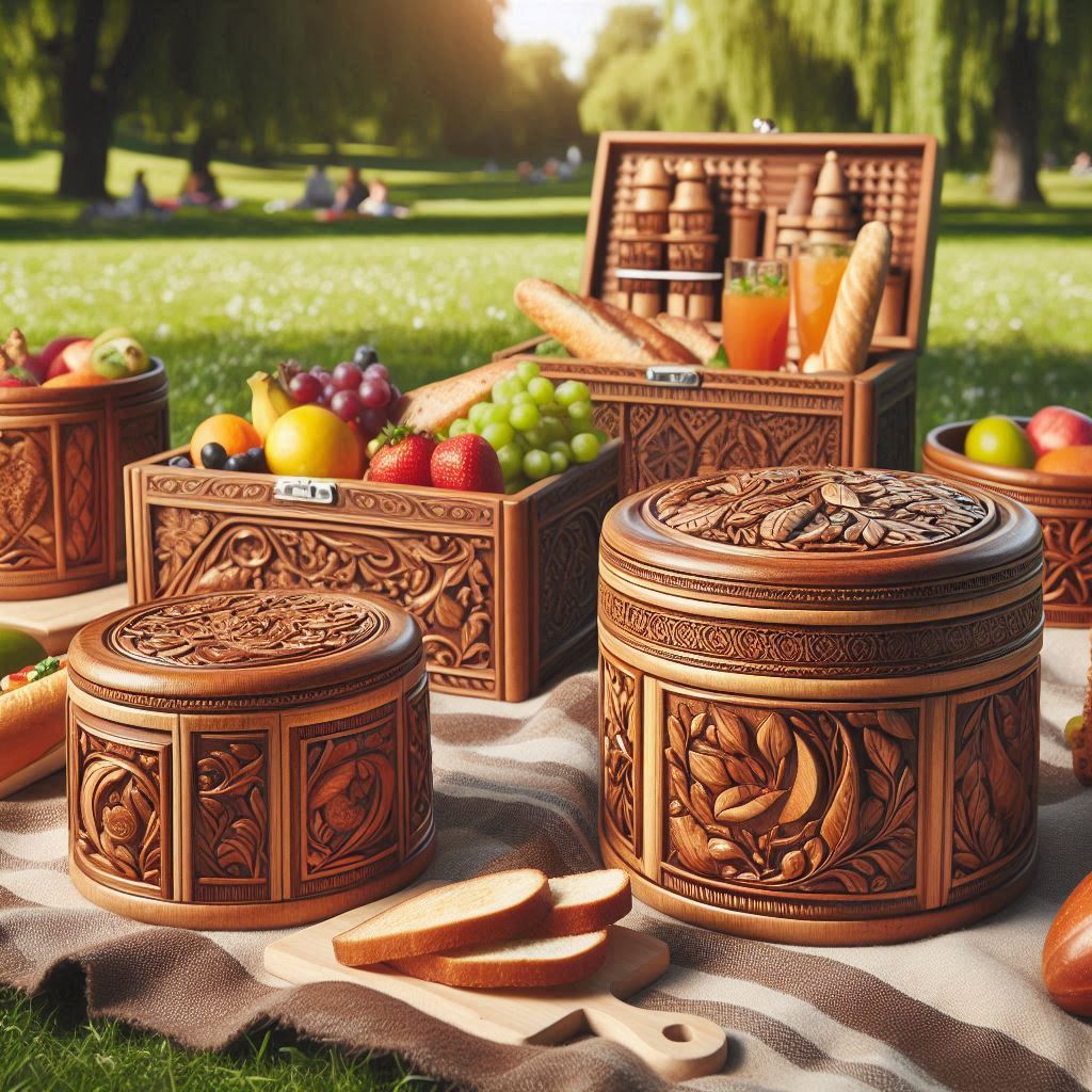 ظروف چوبی مناسب برای پیکنیک