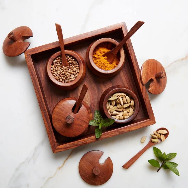 ظروف چوبی روستیک مناسب