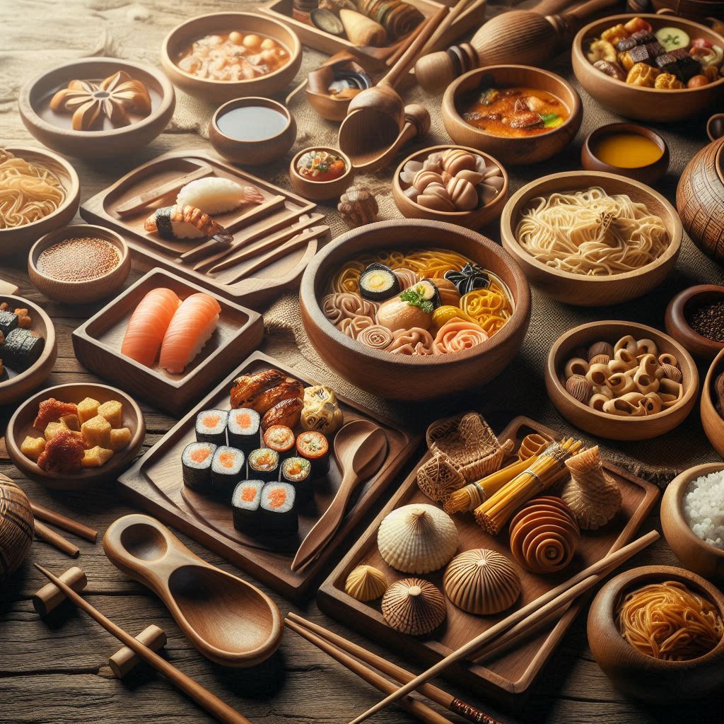 ظروف چوبی برای غذاهای سنتی