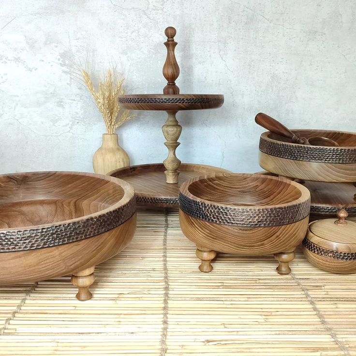 خرید عمده ظروف چوبی
