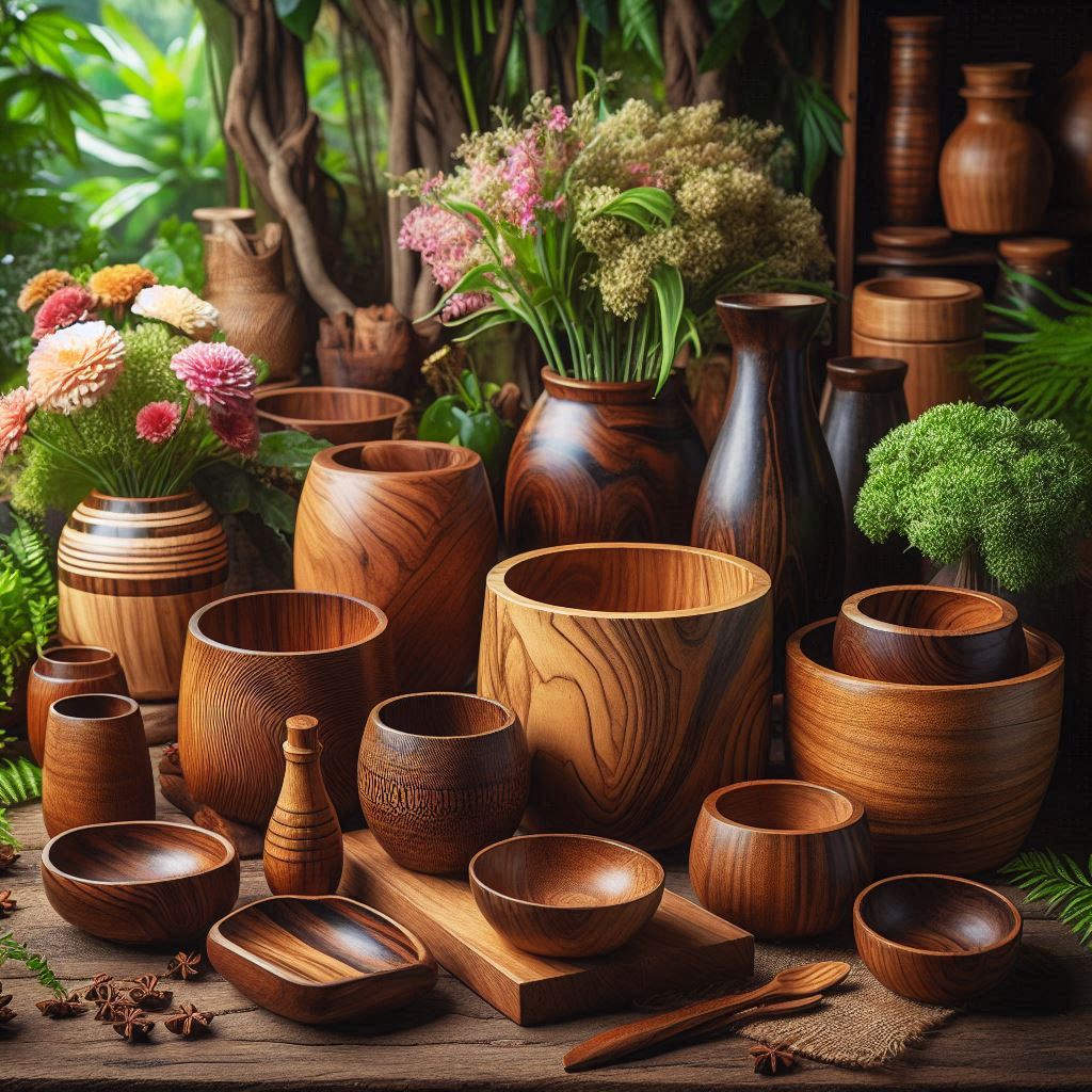 ظروف چوبی روستیک