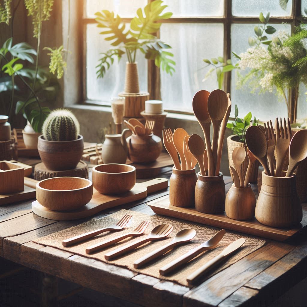 ظروف چوبی و سبک زندگی مینیمال