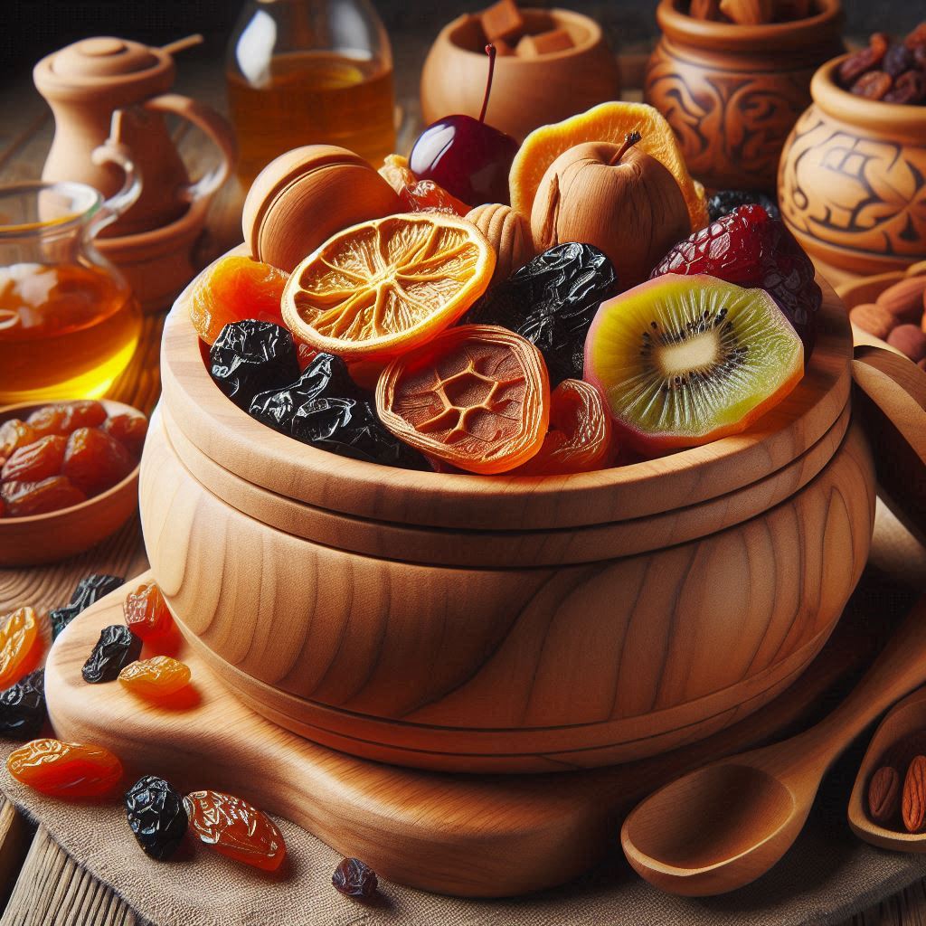 ظروف چوبی برای سرو خشکبار و میوه