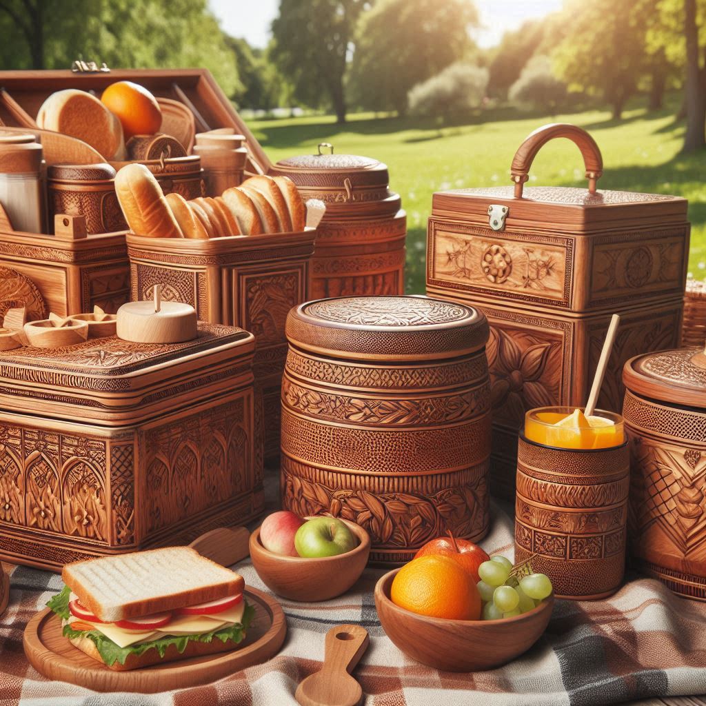 ظروف چوبی مناسب برای پیکنیک
