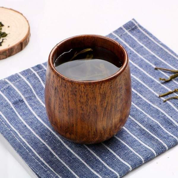 ظروف چوبی روستیک برای چای و قهوه