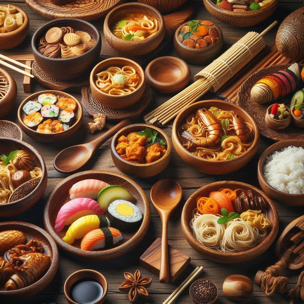 ظروف چوبی برای غذاهای سنتی