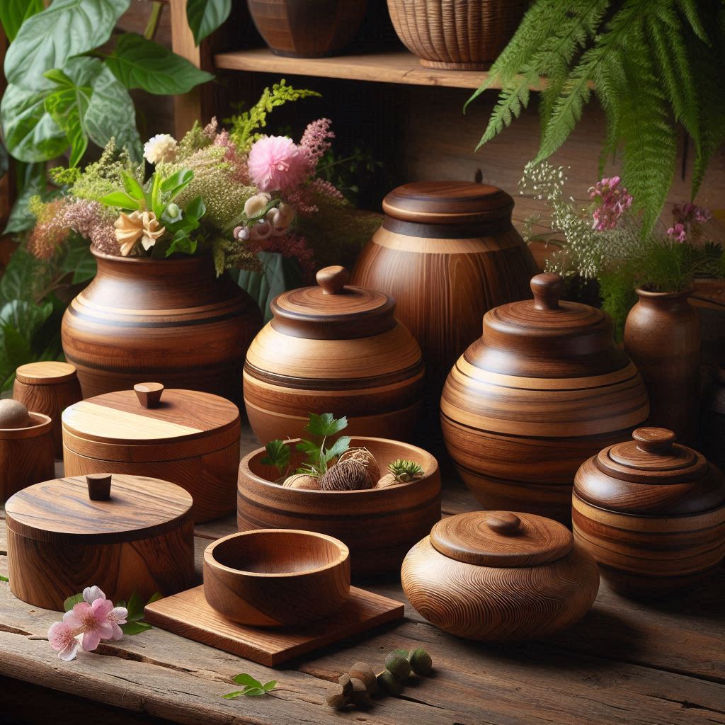ظروف چوبی روستیک