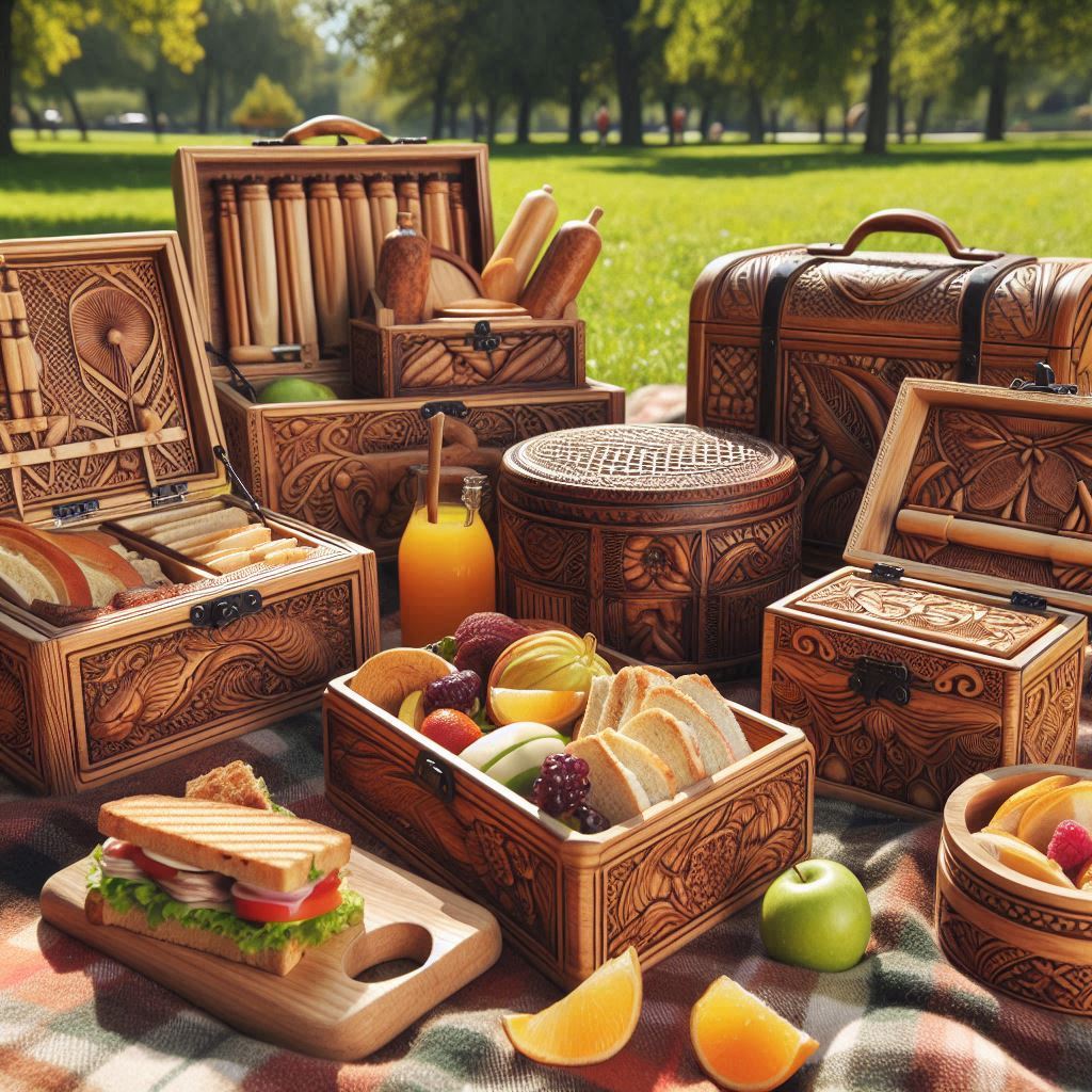 ظروف چوبی مناسب برای پیک‌نیک