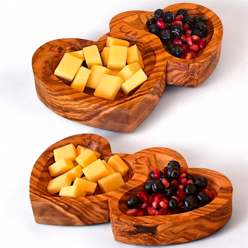 ظروف پذیرایی چوبی برای هدیه