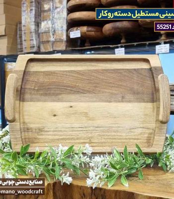 سینی مستطیل دسته روکار