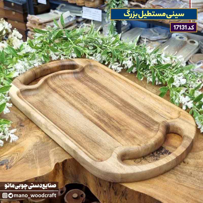 سینی مستطیل بزرگ