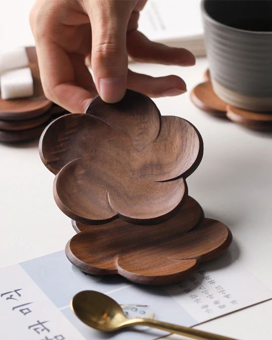 چوب مناسب ظروف پذیرایی چوبی