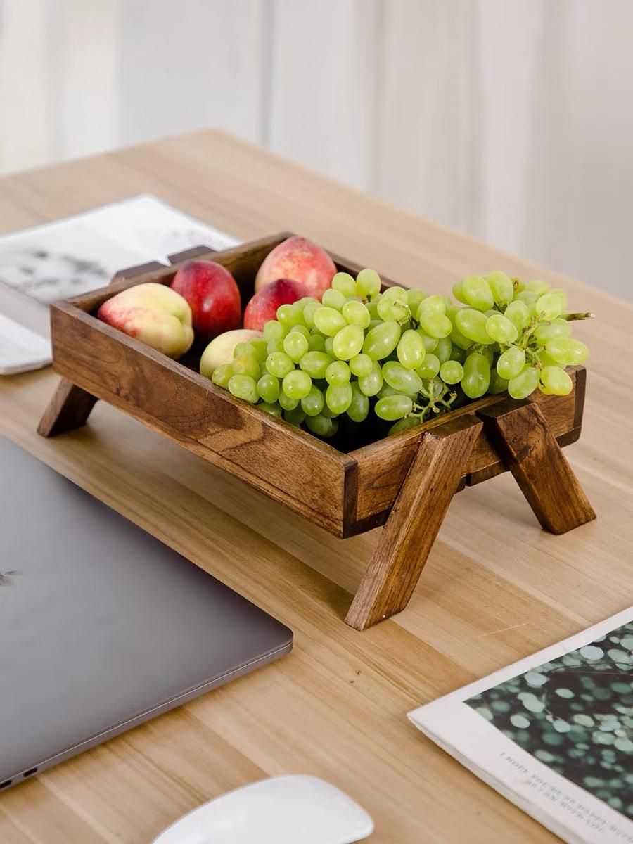 ظروف چوبی گرد، بیضی یا مربعی