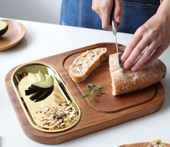 نگهداری ظروف پذیرایی چوبی جدید