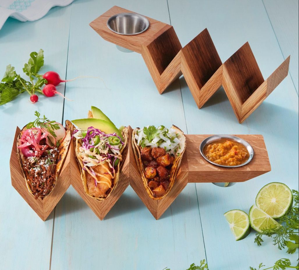 ظروف چوبی برای میز کافیبار