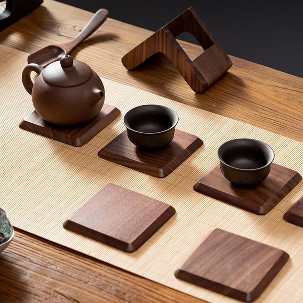 ظروف چوبی برای میز کافی‌بار