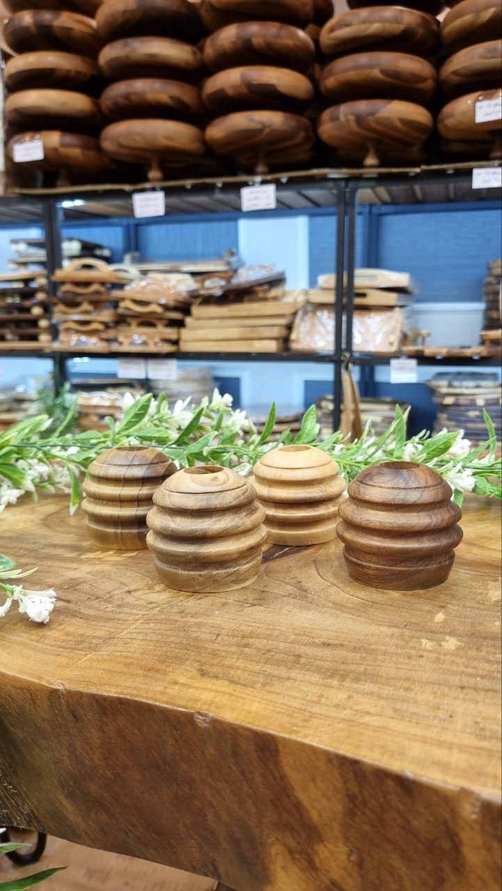 ظروف چوبی برای میز کافی‌بار