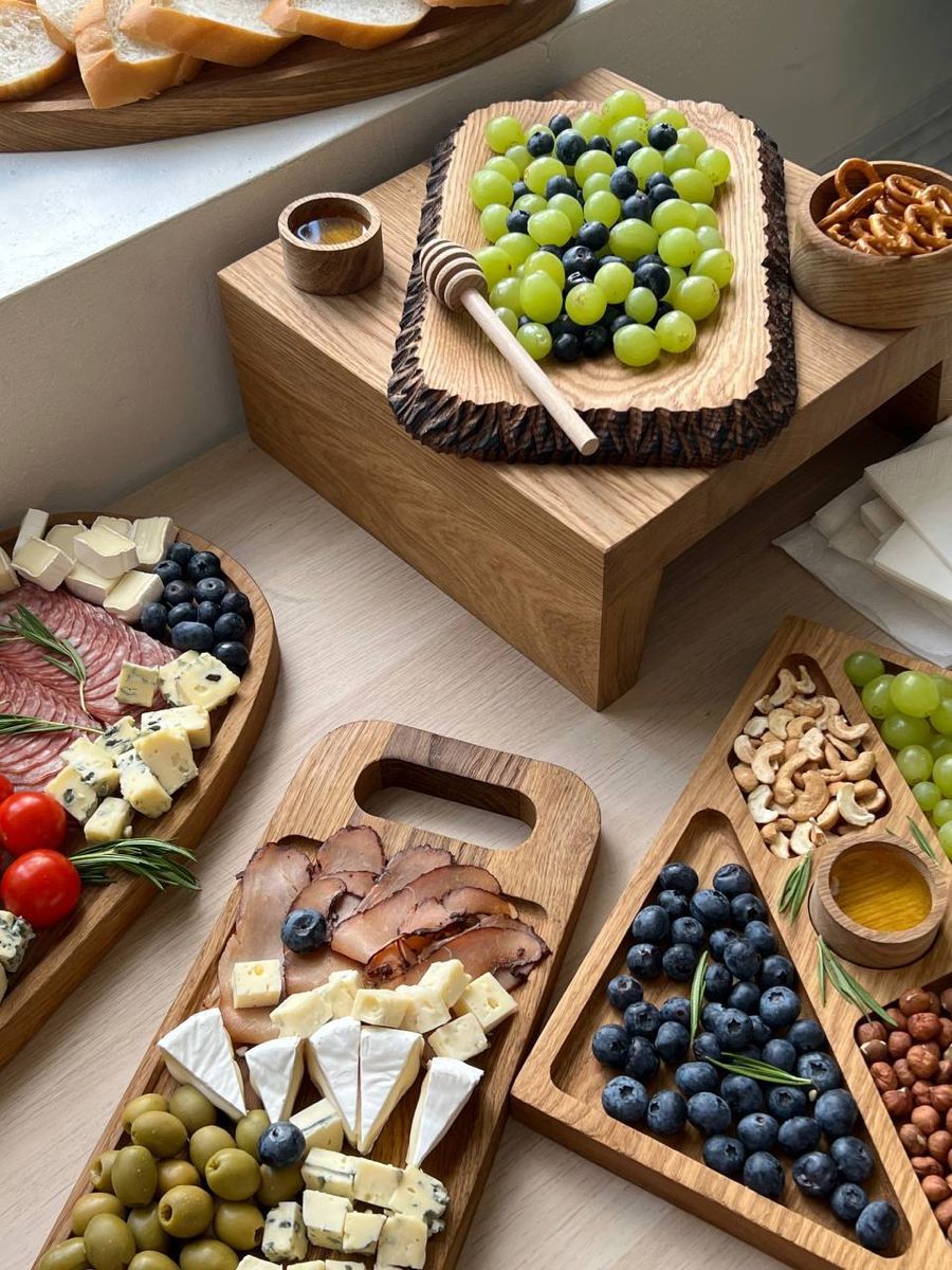 ست کردن ظروف چوبی لوکس