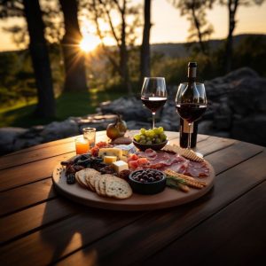 ست کردن ظروف چوبی لوکس